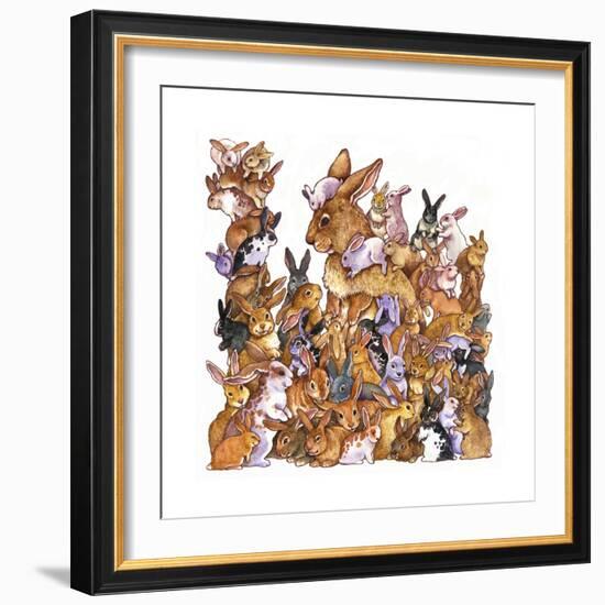 Bunnies-Wendy Edelson-Framed Giclee Print