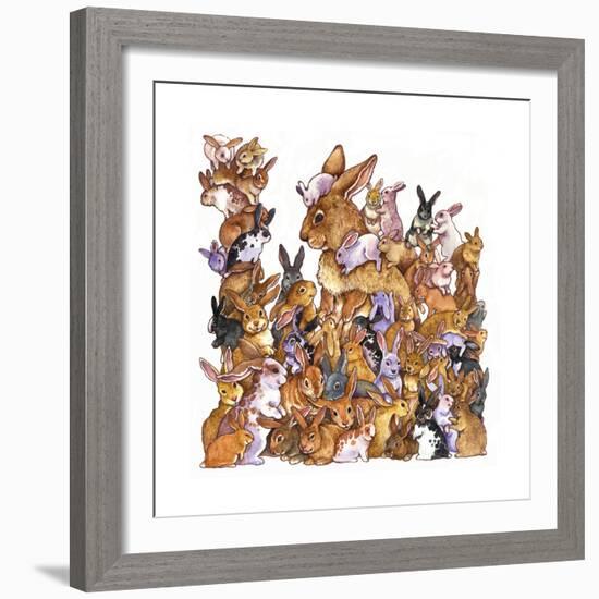 Bunnies-Wendy Edelson-Framed Giclee Print