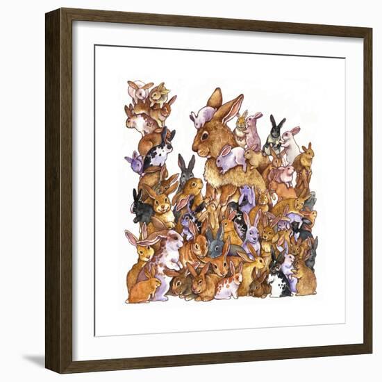 Bunnies-Wendy Edelson-Framed Giclee Print