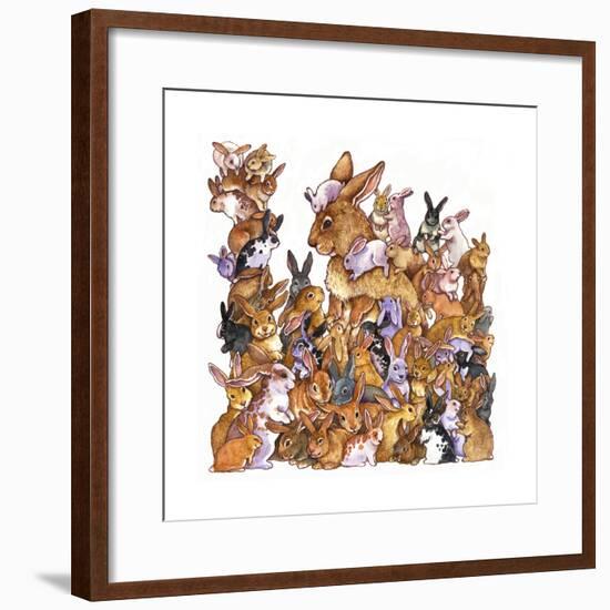 Bunnies-Wendy Edelson-Framed Giclee Print