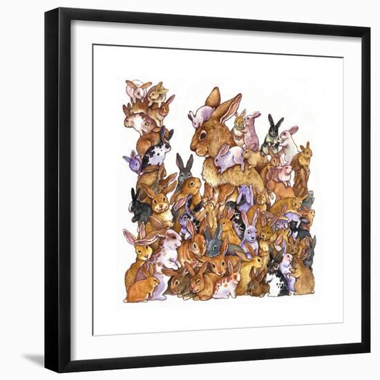 Bunnies-Wendy Edelson-Framed Giclee Print