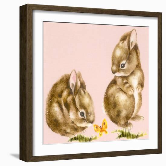 Bunnies-Peggy Harris-Framed Giclee Print