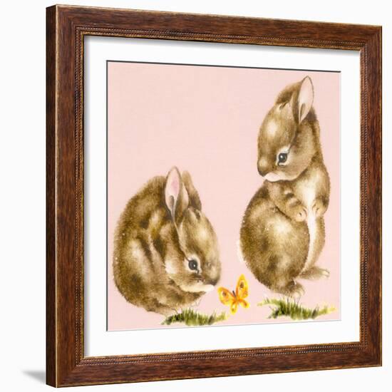 Bunnies-Peggy Harris-Framed Giclee Print