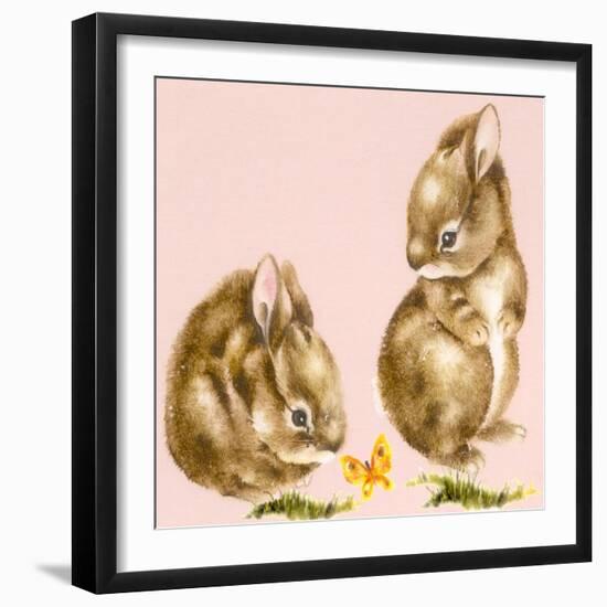 Bunnies-Peggy Harris-Framed Giclee Print