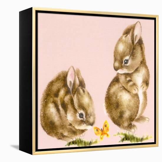 Bunnies-Peggy Harris-Framed Premier Image Canvas
