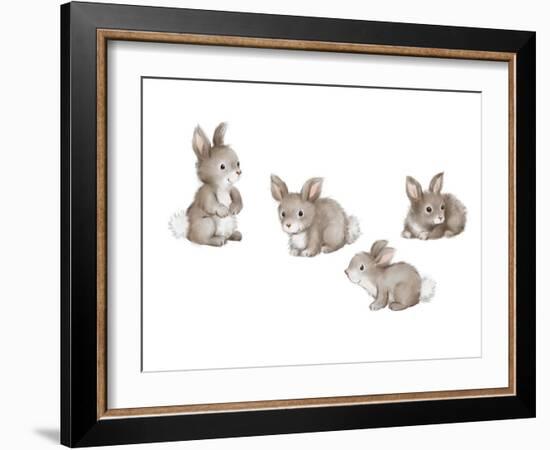 Bunnies-MAKIKO-Framed Giclee Print