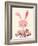 Bunny and Blooms-null-Framed Giclee Print