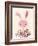 Bunny and Blooms-null-Framed Giclee Print