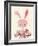 Bunny and Blooms-null-Framed Giclee Print