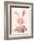 Bunny and Blooms-null-Framed Giclee Print