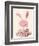 Bunny and Blooms-null-Framed Giclee Print