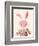 Bunny and Blooms-null-Framed Giclee Print