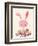 Bunny and Blooms-null-Framed Giclee Print