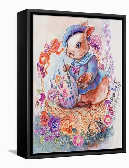 Bunny Artist-Judy Mastrangelo-Framed Premier Image Canvas