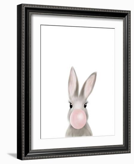 Bunny Bubble Gum-Leah Straatsma-Framed Art Print