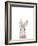 Bunny Bubble Gum-Leah Straatsma-Framed Art Print