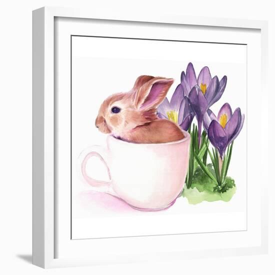 Bunny Crossing I-Jennifer Parker-Framed Premium Giclee Print