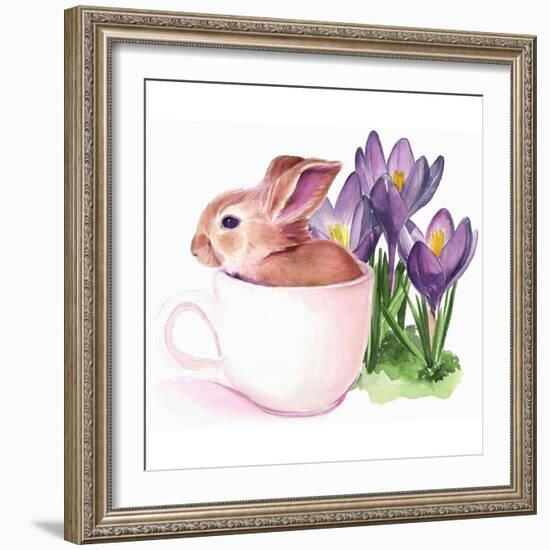 Bunny Crossing I-Jennifer Parker-Framed Art Print