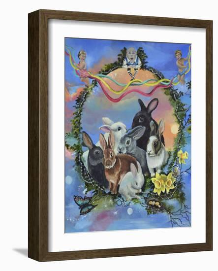 Bunny Festival-Sue Clyne-Framed Giclee Print