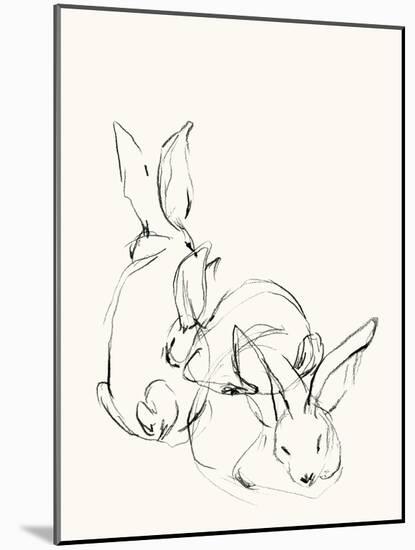 Bunny Group 2-Katie Todaro-Mounted Giclee Print