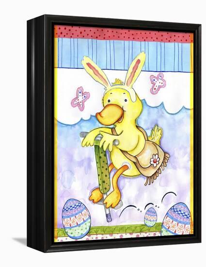 Bunny Hop-Valarie Wade-Framed Premier Image Canvas