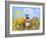 Bunny in Meadow-Judy Mastrangelo-Framed Giclee Print
