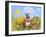 Bunny in Meadow-Judy Mastrangelo-Framed Giclee Print