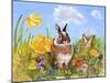 Bunny in Meadow-Judy Mastrangelo-Mounted Giclee Print