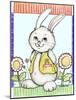 Bunny in Yellow-Valarie Wade-Mounted Giclee Print