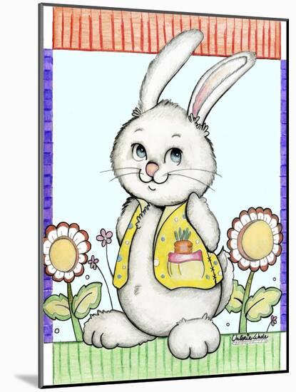 Bunny in Yellow-Valarie Wade-Mounted Giclee Print