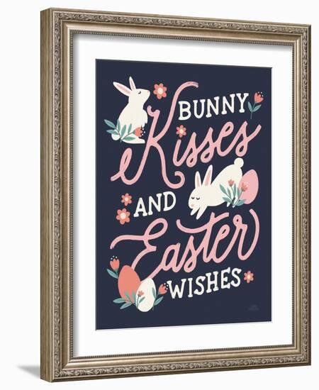 Bunny Kisses II-Laura Marshall-Framed Art Print