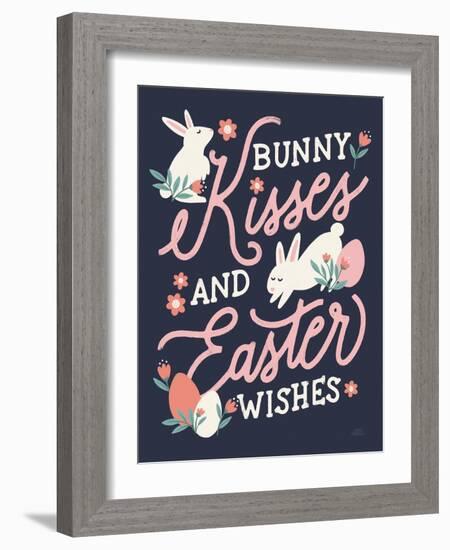 Bunny Kisses II-Laura Marshall-Framed Art Print