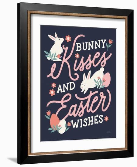 Bunny Kisses II-Laura Marshall-Framed Art Print