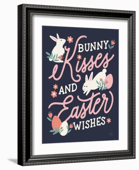 Bunny Kisses II-Laura Marshall-Framed Art Print