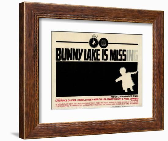 Bunny Lake is Missing, 1965-null-Framed Art Print