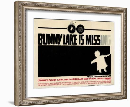 Bunny Lake is Missing, 1965-null-Framed Art Print