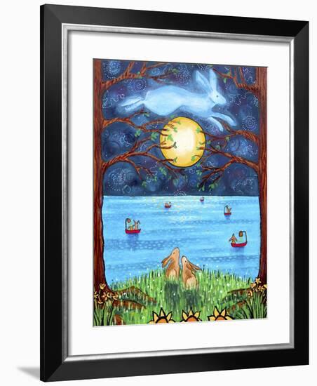 Bunny Moon Magic-Shelagh Duffett-Framed Giclee Print