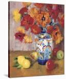 Roses in a Mexican Vase-Bunny Oliver-Stretched Canvas