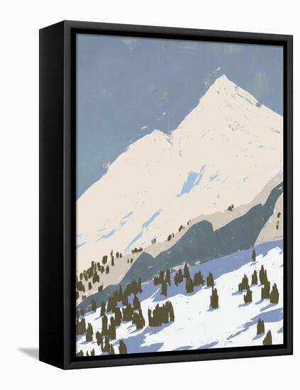 Bunny Slopes I-Jacob Green-Framed Stretched Canvas