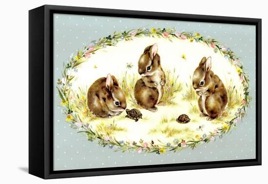 Bunny Tales-Peggy Harris-Framed Premier Image Canvas