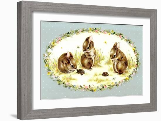 Bunny Tales-Peggy Harris-Framed Giclee Print