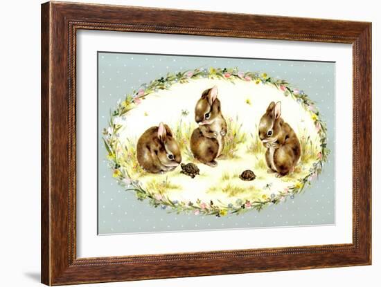 Bunny Tales-Peggy Harris-Framed Giclee Print