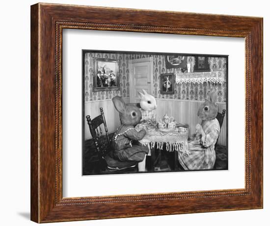 Bunny Tea Party-Grand Ole Bestiary-Framed Art Print