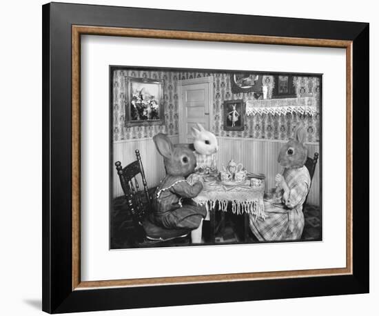 Bunny Tea Party-Grand Ole Bestiary-Framed Art Print