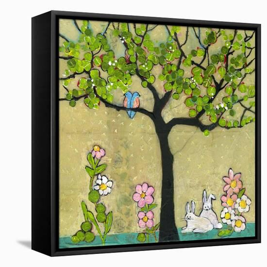 Bunny Tree-Blenda Tyvoll-Framed Premier Image Canvas