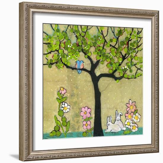 Bunny Tree-Blenda Tyvoll-Framed Giclee Print