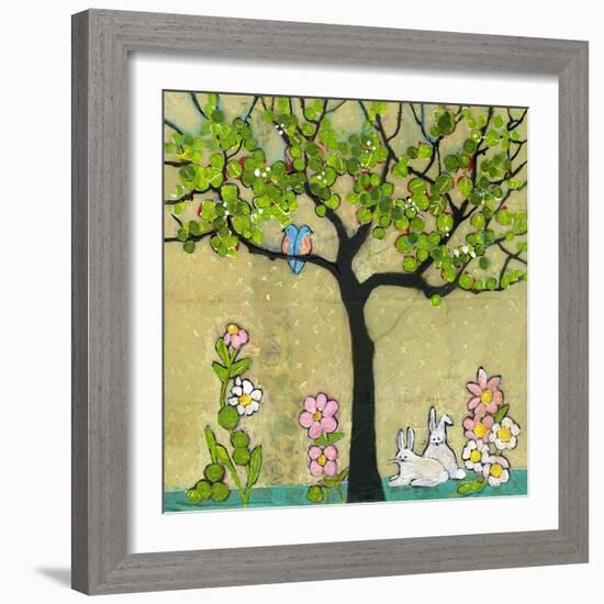 Bunny Tree-Blenda Tyvoll-Framed Giclee Print