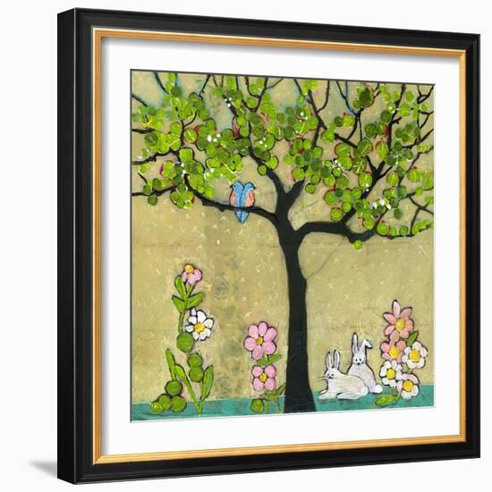 Bunny Tree-Blenda Tyvoll-Framed Giclee Print