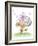 Bunny with Easter Egg-MAKIKO-Framed Giclee Print