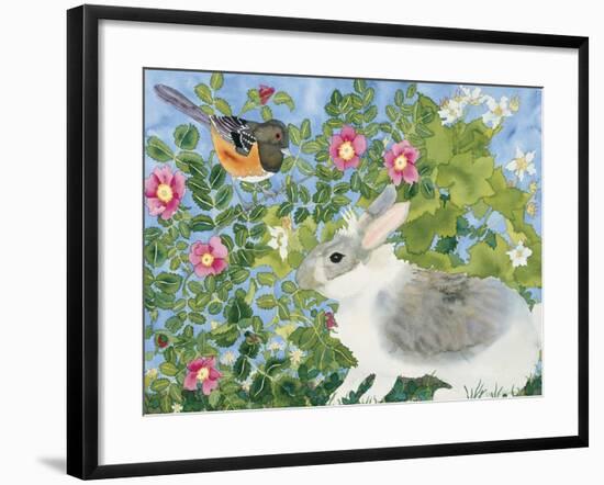 Bunny with Towee-Carissa Luminess-Framed Giclee Print